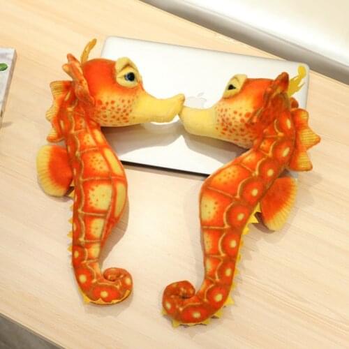 1PC 40CM Cute Soft Plush Simulation Seahorse Toy Stuffed Plush Toys For Home Decoration Kids Birthday Toys Gifts Sleep Pillow