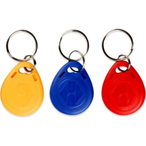 10Pcs IC copy card 13.56Mhz Access Control Card Repeated Erase Key Ring 13.56MHz Sensor Button Encryption Card