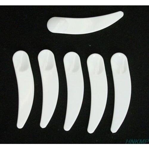 10pcs Mini Cosmetic Spatula Scoop White Plastic Spoon Facial Mask stick Disposable Makeup Maquillage Tools Equipment Face Beauty