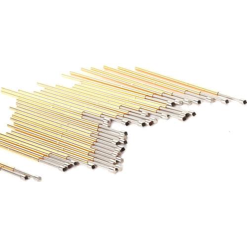 100PCS/pack PL75-T2 Diamond Head Spring Test Pin 1.02mm Probe Tool for Circuit Board Inspection