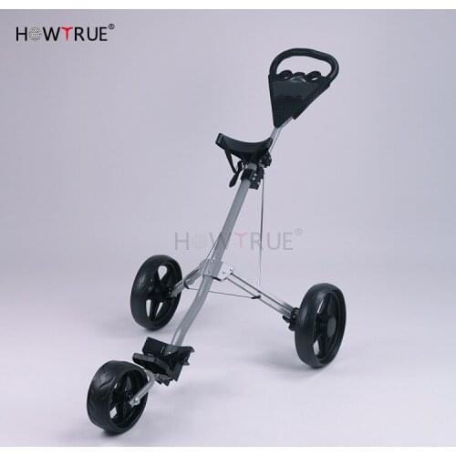Golf Car Three-Wheeled Cart Cart Aluminum Car Foldable Storage Cart Golf Car
