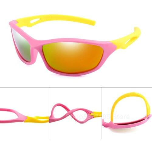 Brand Design Kids Polarized Sunglasses Vintage Boys Girls Square Coating Sun Glasses UV400 Eyewear Child Shades Gafas de sol