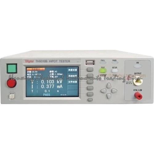 Fast arrival TONGHUI TH9301B AC withstand voltage tester 0-5KV,0mA-12.00mA