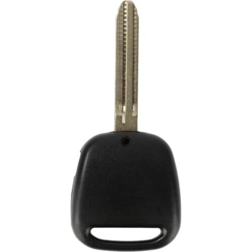 1pcs New Uncut TOY 43 Remote Key Shell Case Fob Side 1 Button For TOYOTA Carina Estima Harrier Previa Corolla Celica With Logo