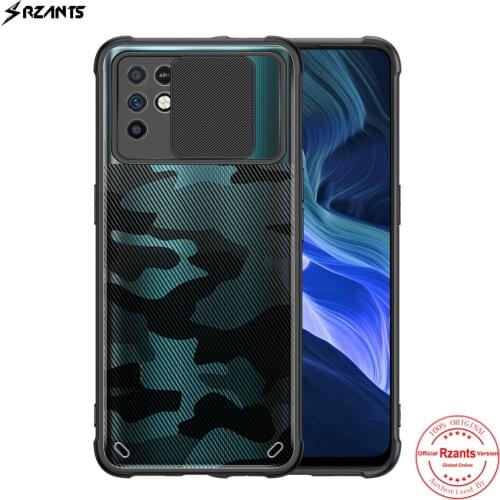 Rzants For Infinix Note 10 Infinix Note 10 Pro Case Hard [Camouflage Lens] Camera Protection Hlaf Clear Cover