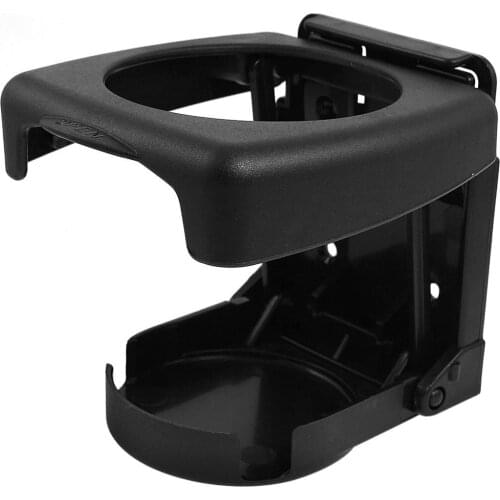 Black Plastic Folding Car Truck Drink Cup Can Bottle Holder Stand