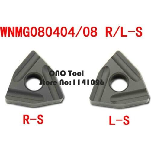 HOT SELL Cutting Tool 10PCS WNMG080404 / WNMG080408 R-S L-S tungsten carbide turning insert ,Carbide Blade TURNING TOOL WNMG432