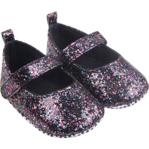 Ins Hot sale Baby Girls Shoes Toddler Sequins Infant Soft Sole First Walker Cotton Shoes Soft Bottom