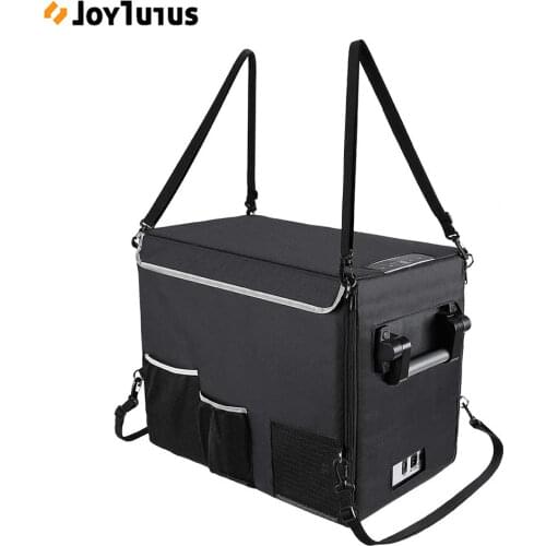 Joytutus 50L Car Refrigerator Protective Bag Portable Carry Bag for Mini Fridge Keep Cooling Drip-Proof Storage Bag