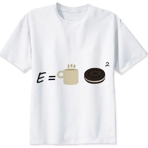 E mc2 T shirt men e=mc2 white t-shirt boy tshirt anime t-shirt clothes male color tees MR2640
