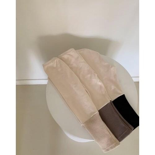 Koodykids Autumn Baby Girls Boys Pants Toddlers Boys Girls Beige Soft Trousers Base Simple Pants For Kids