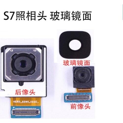 Main Big Back Rear Camera For Samsung Galaxy S7 G930V G930F Small Front Facing Flex Cable Module