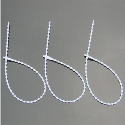 Xingo releasable Cable Ties Plastic Zip Ties bead & knot ties 18 lbs UL RoHS SGS Approved Loop Wrap Nylon zip ties 50pcs