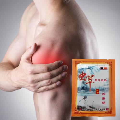 Self heating Rapid Pain Relief Cordycep plaster Analgesic Arthritis Shoulder periarthritis Cervical Joint Foot Muscle Pain Relie