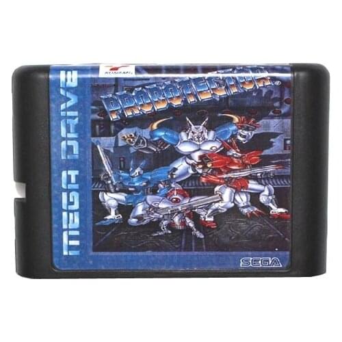 Sega MD game card - Probotector PAL-EU for 16 bit Sega MD game Cartridge Megadrive Genesis system