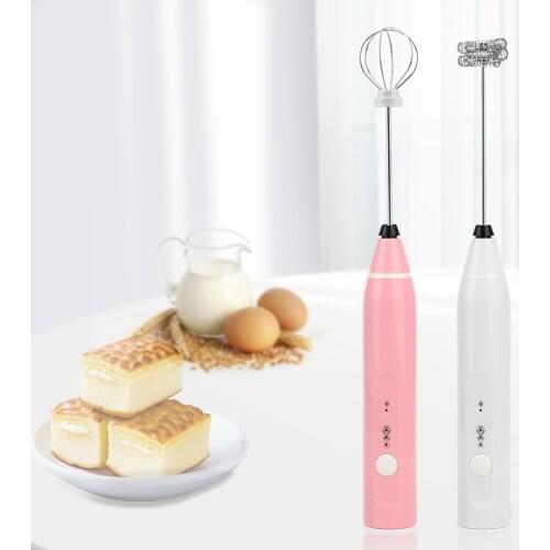 Milk Coffee Frother Foamer Kitchen Accessories Rechargeable Handheld Eggbeater Mix Machine Electric Coffee Mixer Milk Frother