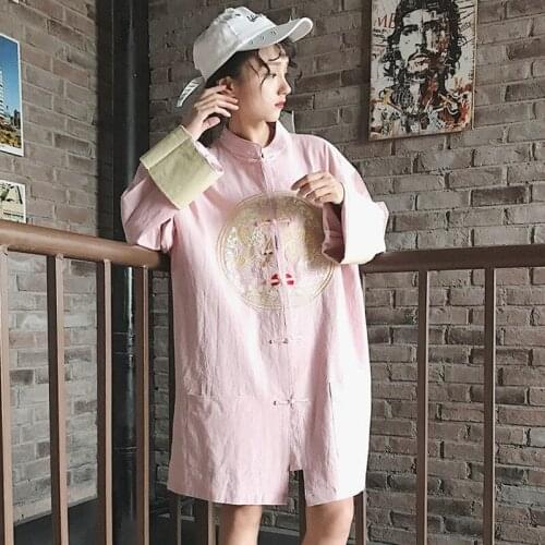 Chinese Style Clothing Women Oriental Dress Mandarin Collar Chinese Ancient Costume Female Shanghai Tang Japanese Cosplay FF2070