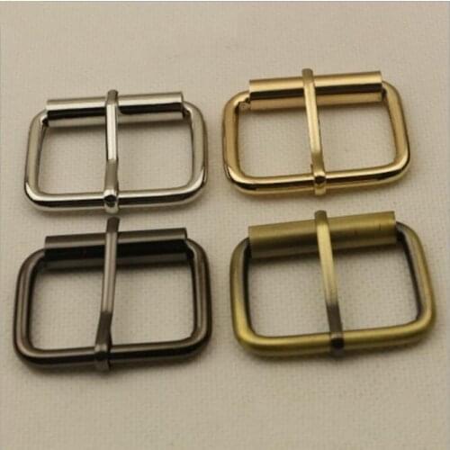20pieces/lot) luggage handbag hardware accessories inner diameter 3.8 cm square cylinder pin buckle link belt buckle