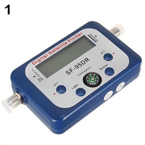 Digital Satellite Finder SF-95DR Meter Satlink Receptor TV Signal Receiver Sat Decoder Satfinder Compass LCD FTA Dish