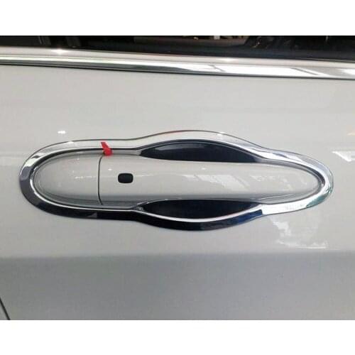 Chromium Styling For Jeep Cherokee KL 2014-2020 Chrome Exterior Door Handle Cover Door Bowl Cover Moulding Trim
