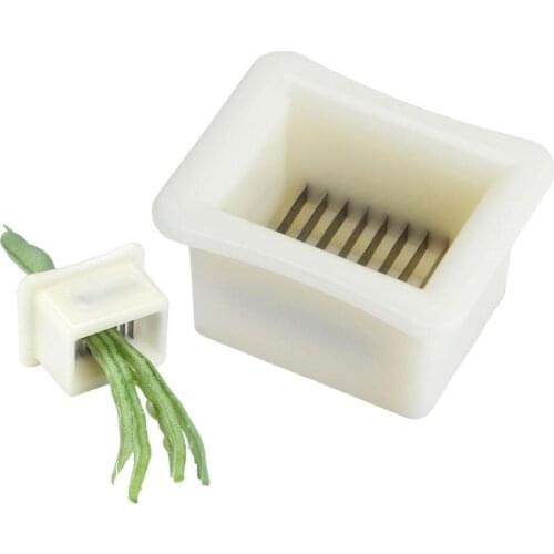 Effortless Green Bean Slicer Cutter Cut Fruit Vegetable For Easy Stringer Gadgets Accessories Kitchen Cooking Remover Peele U5P7