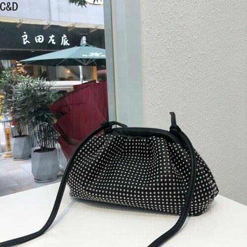 Solid Color Elegant Crossbody Bags For Women 2020 Small Clutch Female Party Handbags and Purses Lady Shoulder Messenger Bag