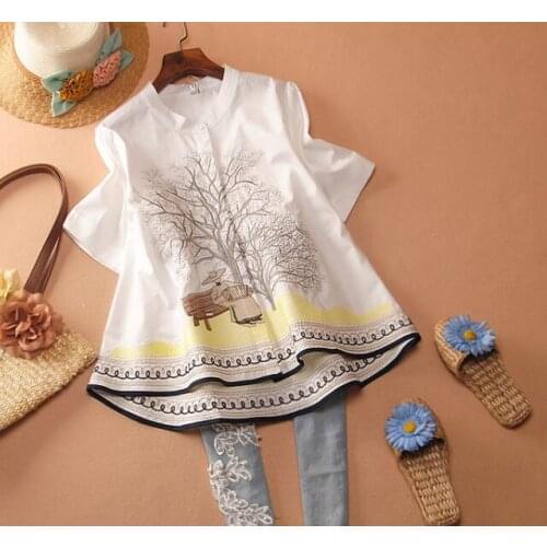 Oytall Linen Blouses