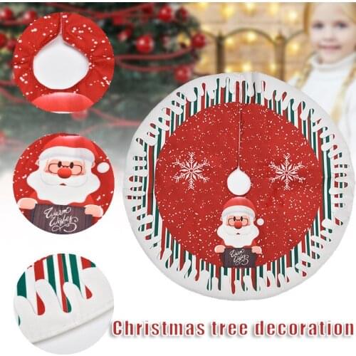 Christmas Tree Christmas Tree Skirt 78cm Xmas Tree Blanket Decoration for Home 2021 New Year Gifts Christmas Holiday Ornaments