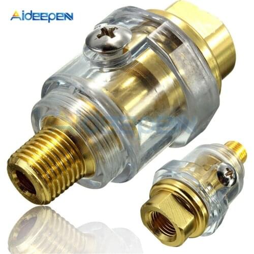 1/4" BSP Mini In-Line Oiler Lubricator for Pneumatic Tool & Air Compressor Pipes