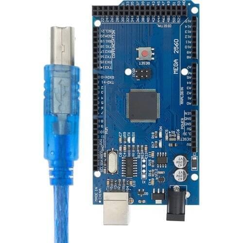 10sets Mega 2560 R3 Mega2560 REV3 10pcs ATmega2560-16AU Board + 10pcs USB Cable