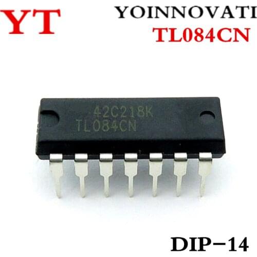 50PCS TL084CN TL084 084CN 3MHZ DIP14 IC