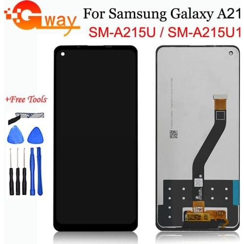 6.5" For Samsung Galaxy A21 LCD SM-A215U / SM-A215U1 LCD Display Touch Screen Digitizer Assembly For Samsung A21 LCD Spare Parts