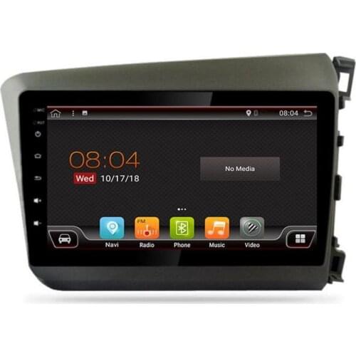 9" Android 10.0 Car DVD For Honda civic RHD 2012-2015 Audio Stereo 4 Core 2+32G GPS Car Radio Multimedia Player Navigation