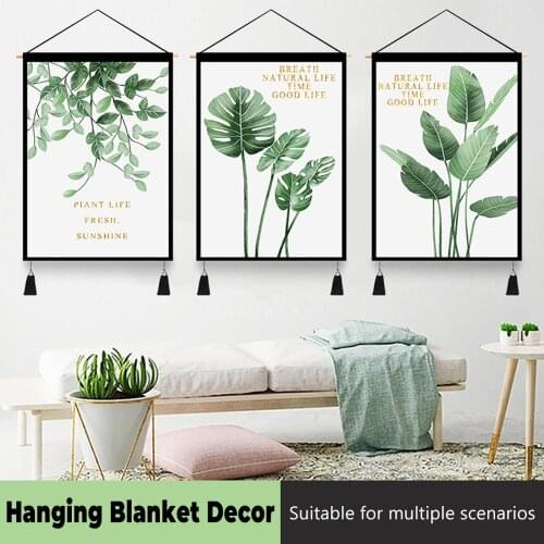 Boho Hanging Tapestry Fabric Home Decoration Accessories Watt-hour Meter Box Cover Dormitory Hotel Wall Hanging Blanket Decor