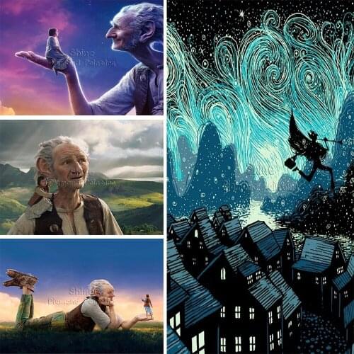 5D DIY Diamond Painting Cartoon Dreaming Giant Fantasy Full Square Round Embroidery Mosaic Set Cross Stitch Home Decor Art Gifts