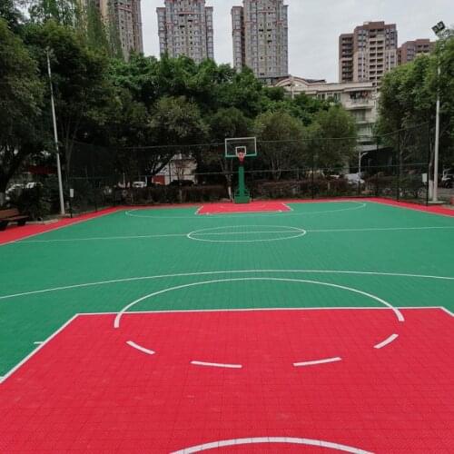 Beable FIBA Approved 100% PP Sports Court Playground Flooring For Basketball Court