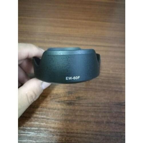 Camera Lens Hood EW60F Bayonet Mount EW-60F for Canon E0S M5 M6 With EF-M 18-150mm f/3.5-6.3 IS STM 55mm Filter Diameter Lens