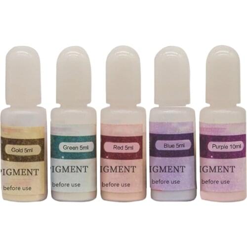 Sparkling Starry Sky Art Ink Pigment Resin Mold Colorant Dye Ink Diffusion UV Epoxy Resin Jewelry Making DIY Accessories