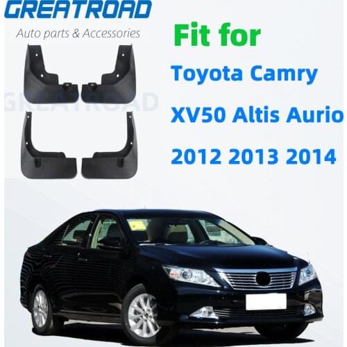Molded Mud Flaps For Toyota Camry XV50 Altis Aurion 2012 2013 2014 Mudflaps Splash Guards Mud Flap Front Rear Mudguards Fender