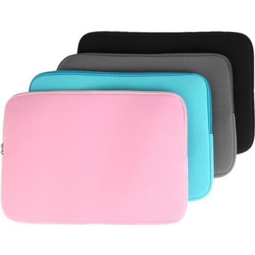 4 Colors 15.6" Laptop Notebook Sleeve Case Bag Cover For MacBook Air/Pro 15inch Apple PC Cute Soft Stable Cover