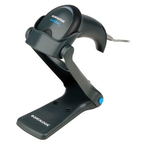 Datalogic QuickScan Lite, QW2100, 1D USB linear imager Green Spot black, QW2120-BKK1S USB with STAND