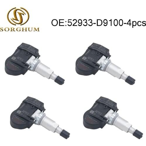 4pcs TPMS Tire Pressure Sensor for For Genesis G90 Hyundai Elantra/Ioniq/Kona/Santa 17-18 Kia Cadenza Sportage OEM 52933-D9100