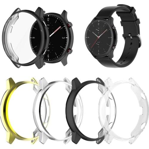 Screen Protector Flexible Cover For Huami Amazfit GTR 2e Watch Case GTR2e Lightweight Bumper Soft TPU Scratch-resistant Shell