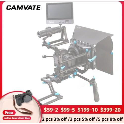 CAMVATE FOTGA DP3000 M1 Video Camcorder Camera DV/DC Steady Shoulder Mount /Shoulder pad for 15mm Rod Support System DSLR C0954