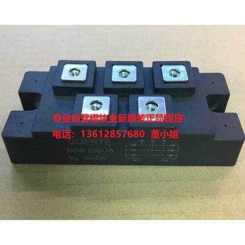 GUERTE MDS150J-16 MDS200J-16 MDS150J-12 MDS200J-12 MDS250J-16 MDS250J-12 Three-phase rectifier bridge modules new original