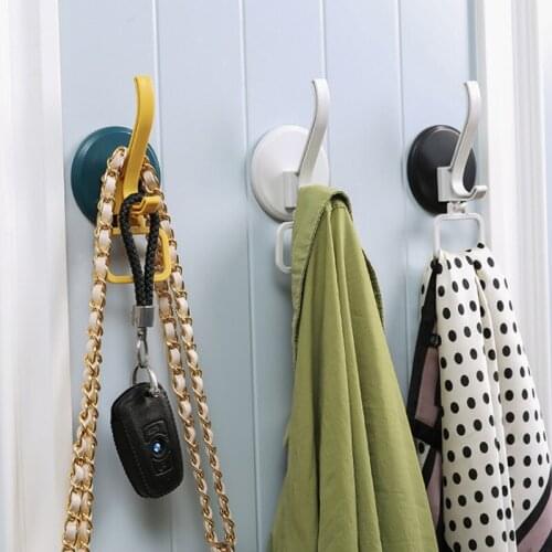 Cloak Hook Behind The Door Without Punching Seamless Hook Creative Bathroom Kitchen Household Storage Hook