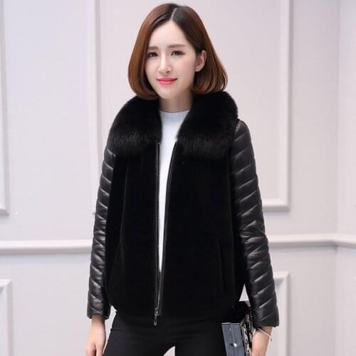Fashion High Quality 100% Genuine Wool Fur Coat Hooded Female Jacket Warm Coats and Jacket Women2020 Ropa Invierno Mujer Zjt1410