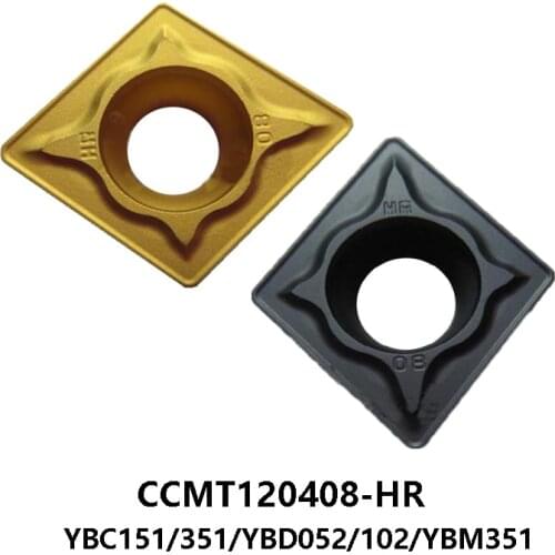 Original CCMT 120408 CCMT120408-HR YBM351 YBC151 YBC351 YBD052 YBD102 Carbide Inserts Lathe Cutting Tools Turning Cutter CNC