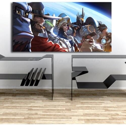 Overwatchs Lucio Zenyatta Wall Art Canvas Posters Prints Painting Wall Pictures Oil Painting For Office Living Room Home Decor