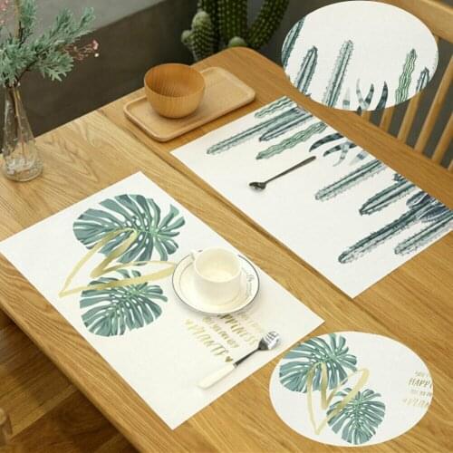 PVC Mesh Anti-Slip Table Runde Tischset Kitchen Pan Bowl Wärmeisolierte Auflage